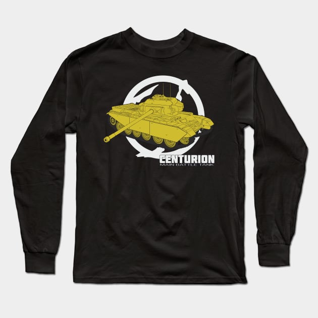 British Centurion Mk. 3 main battle tank Long Sleeve T-Shirt by FAawRay